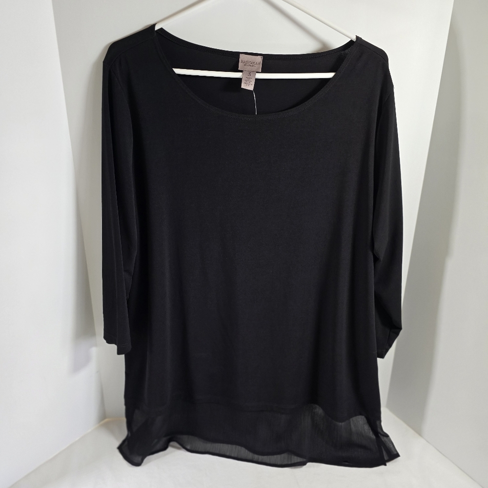 Chico's Easywear Women's Black Top (Chico's Size 3)